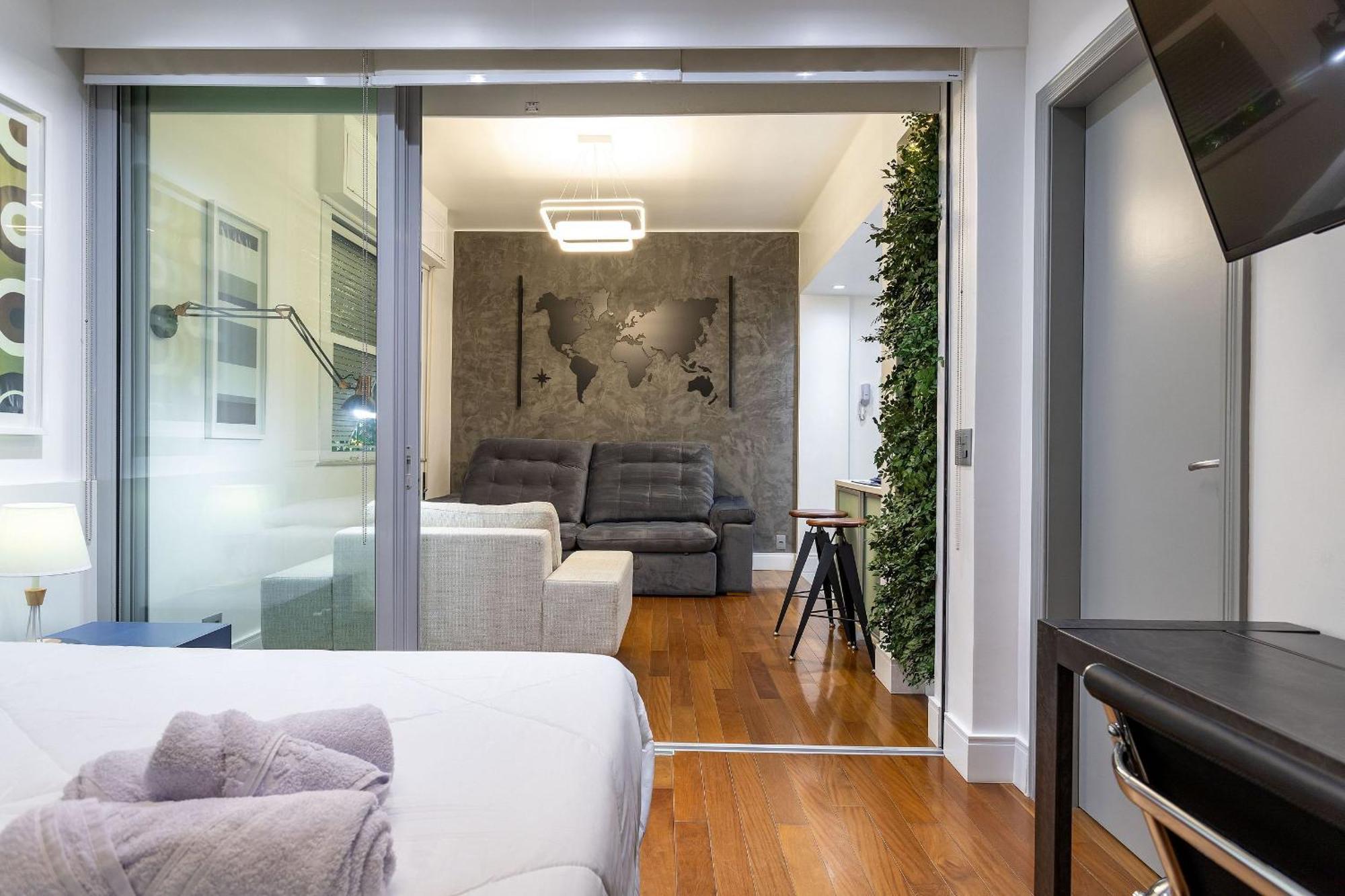 Apt Charmoso Completo Com Ar Condicionado No Leblon Рио-де-Жанейро Экстерьер фото